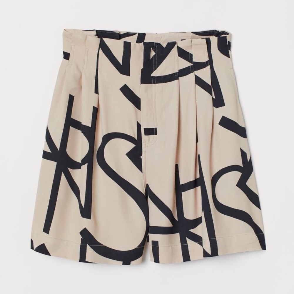H&M Viscose Twill Shorts